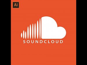 Adobe Illustrator Tutorial | How to create Soundcloud logo in illustrator | Step by Step Tutorial |