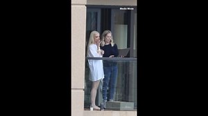 Anya Taylor-Joy seen smoking on hotel balcony in Sydney