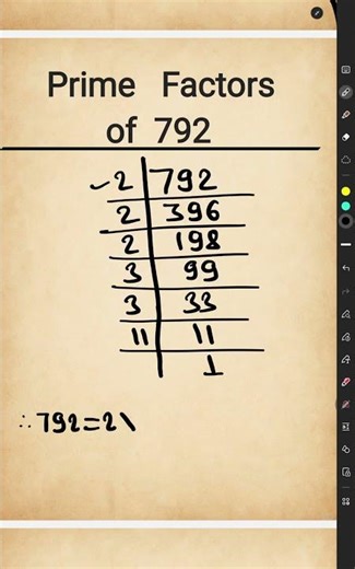 Factors of 792