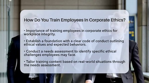 How Do You Train Employees In Corporate Ethics? - The Ethical Compass