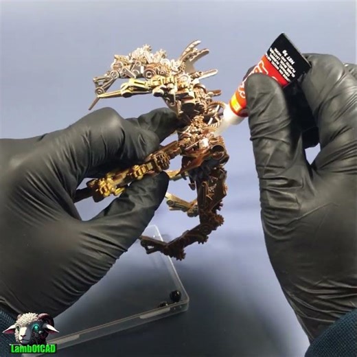 Steampunk Orb Spider 3d print model build #steampunk #3dprinting #craft #insects #3dmodels