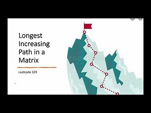Longest Increasing Path | Leetcode 329 | Live coding session | April 10 | Explore | Leetcode Hard