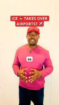 ICE 👮‍♂️ TAKES OVER AIRPORTS? ✈️