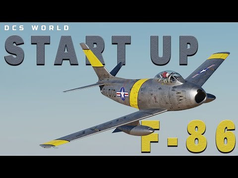 DCS WORLD | F-86 Startup Tutorial