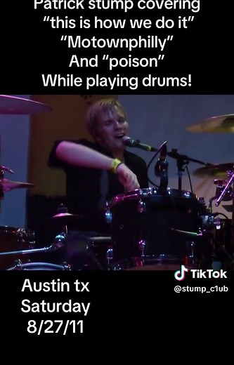 Patrick Stump Drum Covers of Iconic Songs