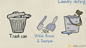 Cleaning Supplies Names in English • 7ESL