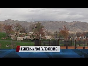 Esther Simplot Park opens today