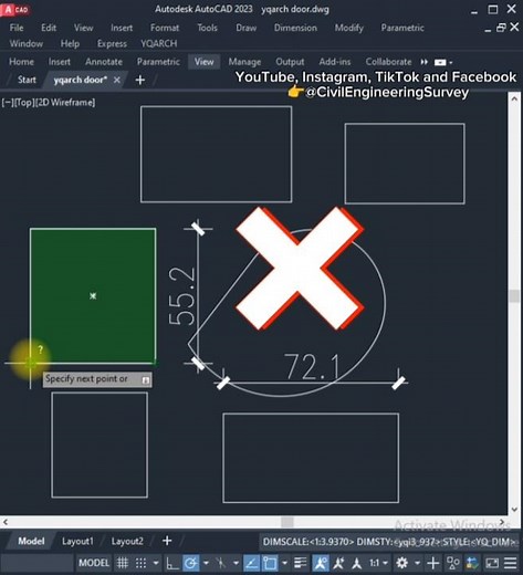 AutoCAD Magic! 🪄 Automatic Area & Dimensions with YQArch Plugin#AutoCAD #YQArch #AutoCADPlugin