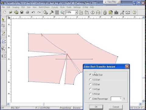 StyleCAD - Dart and Shirring Lesson (English)