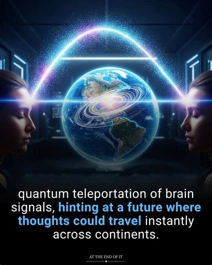 Richard Barnard on Instagram: "In a groundbreaking experiment in India, neuroscientists successfully transmitted simple “yes/no” brain signals between participants in Delhi and Bengaluru using a quantum-entangled link. By combining a brain-computer interface with a quantum communication channel, the team demonstrated that thoughts could, in principle, be transmitted instantly over long distances. This proof-of-concept opens the door to revolutionary ways humans might communicate in the future, e