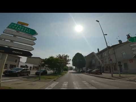 Pt1: 4K Road Trip Europe | Virtual Cycling Workout | Scenic Ride from Lyon to Milan, Italy