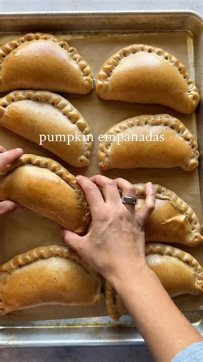 54K views · 1.1K reactions | Pumpkin empanadas! ✨ Like and comment...