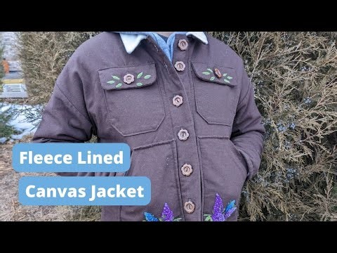 Sewing a Fleece Lined Floral Ilford Jacket