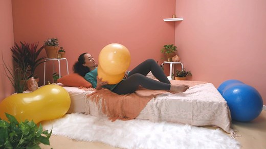 47K views · 100 reactions | Using a peanut ball during labor can help open your hips, move things along, and prevent interventions. Here are two positions to try if you’re in bed or have an epidural. | BabyCenter | Facebook