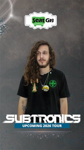 Subtronics Tour 2026 Get ready for earth-shaking bass, mind-melting drops, and nonstop high-energy chaos as Subtronics takes over the stage! From heavy dubstep bangers to trippy sound design, this is a live show built for true bass heads. Grab your tickets now on Seatgig! #subtronics #subtronicslive #livemusic #edm #dubstep #bassmusic #ravevibes #concertnight #seatgig #mustseeconcert #onstage #liveperformance | Seatgig | Facebook