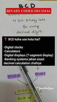 binary coded decimal #education