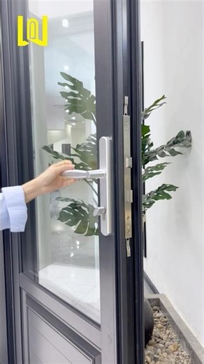 Multi Point Lock System #aluminumdoors #newhomeconstruction #homeupgrade