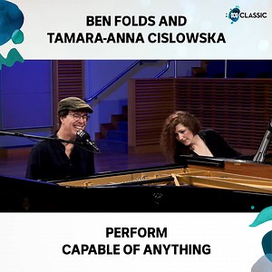 62K views · 1.2K reactions | Ben Folds and Tamara-Anna Cislowska rocked out with a version of Capable of Anything for two pianos! | ABC Classic | Facebook