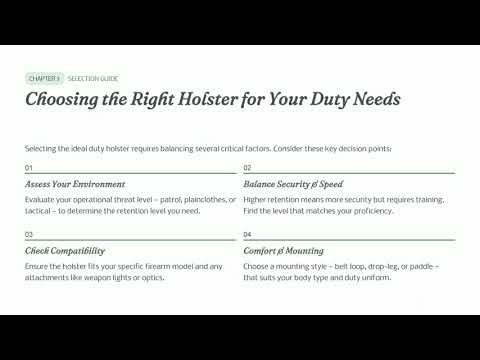 Duty Retention Holster