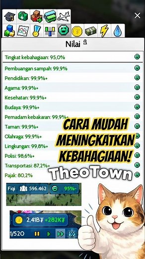 EASY WAYS TO INCREASE HAPPINESS IN THEOTOWN! #shorts