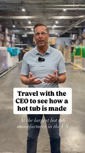 💧The hot tub build process is WILD — and we’re showing you everything. Come behind the scenes with our CEO as we take you from start to soak. Part 2 coming soon! 👀 | Aqua Living Factory Outlets