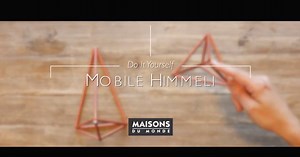 37K views · 307 reactions | Découvrez comment réaliser un mobile Himmeli à l'aide de notre DIY. | Maisons du Monde | Facebook