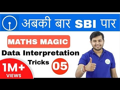 11:00 AM Math Magic by Sahil Sir |Data Interpretation | अबकी बार SBI पार I Day #05