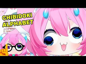 CHIBIDOKI REACT | LEARNING THE ALPHABET WITH CHIBIDOKI