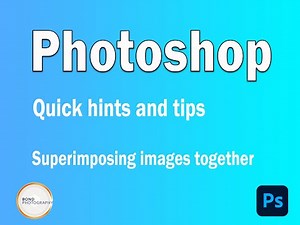Photoshop adding an image on top of another