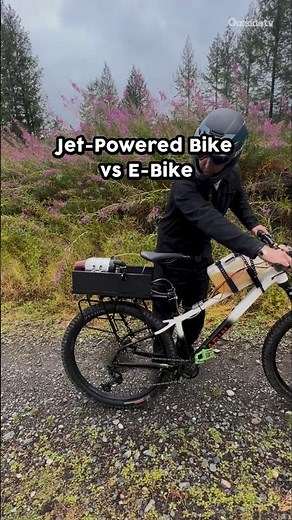 He took off 💨😳 #jet #ebike #diy #bike #mtb