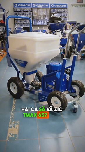 Tu așa dai gletul? Pompa T Max 657 de la Graco e făcută să dea glet mecanizat și face asta perfect. E pusă la treabă împreună cu gletiera L’Outil Parfait și rezultatul vorbește singur. Respect pentru Mark’s Wall Solutions că au pompa asta la lucru 💪 #santier #graco #tmax657 #airless #glet | Airless Consulting