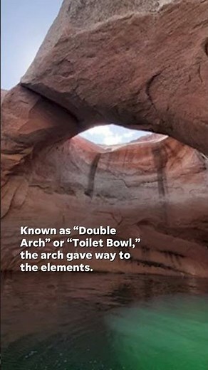 Massive geological feature known as 'Toilet Bowl' collapses #Shorts