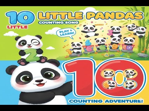 10 Little Pandas | Counting Song for Kids | Nursery Rhymes & Kids Songs