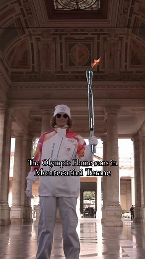 La Fiamma Olimpica attraversa Montecatini Terme