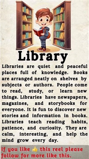 Library story🗣️ | Learn English with Short Stories | Easy English for Beginners #readings