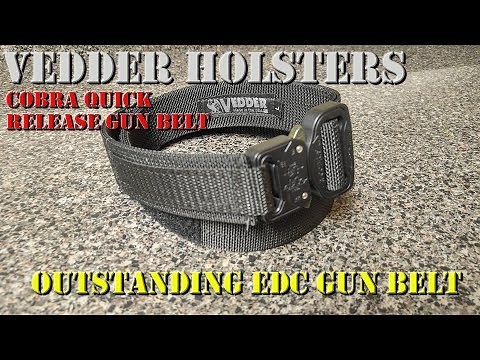 Vedder Cobra Quick Release Gun Belt - An Outstanding EDC Gun Belt