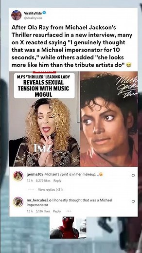 Michael Jackson’s Thriller Girlfriend Breaks Silence on the Sexual Tension #michaeljackson #shorts