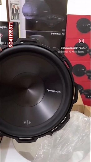 ROCKFORD P3D4-12 – Punch 12″ P3 4-Ohm DVC Subwoofer