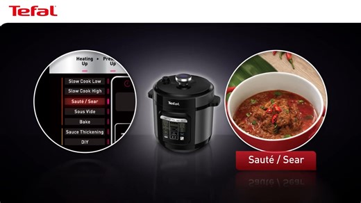 2.1K views | Tefal Home Chef Smart Electric Pressure Cooker 6L on Flash Sale for S$82.00 after vouchers (64% OFF | U.P. S$229.00)  Up to 80% Faster Cooking ‍‍‍ Perfect for the Whole Family ️ 12 Safety Features for Secure Operation Shopee: https://s.shopee.sg/8KaiX1Hrqj | Great Deals Singapore | Facebook