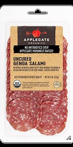 Products - Traditional Italian - Organic Genoa Salami - Applegate