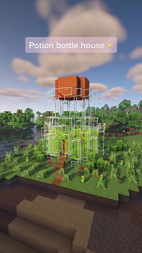 Minecraft Potion Bottle House Build Tutorial
