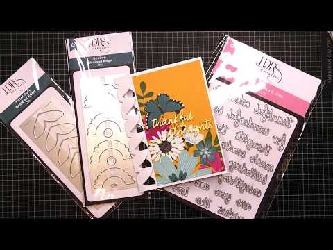 HSN Release! LDRS Creative Woven Edge Dies Bundle & Mix-It-Up Sentiments Dies Review Tutorial!