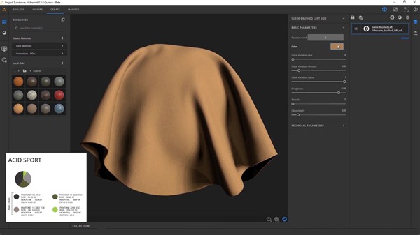 Create an embossed leather in less than 1 minute in Substance Alchemist