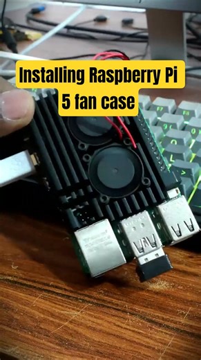 Raspberry Pi 5 Aluminum Case + Dual Fan Installation 🔥❄️ #PI5CASE #pi5 #RAPBERRYPI #RPI5