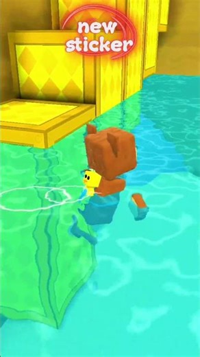 Only 0.1% Found This Sticker! 😱🐻 #shorts #superbearadventure #rare #sticker #gaming #viral #fyp