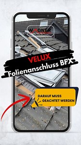 So wird das Velux BFX (Folienanschluss) für den Dachfenster Austausch korrekt ausgeführt. #velux #baustelle #renovierung #sanierung #dachfenster #wolfsburg | Wagner Dachfenster Austausch
