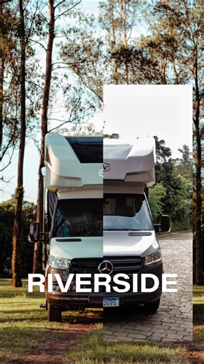 NEWAY RIVERSIDE - uma experiência de praticidade e conforto! #shorts #motorhomes #rvlife #mercedes