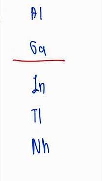 ท่องตารางธาตุหมู่ 3A