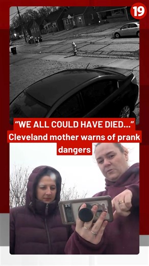 A Cleveland mother said she fears for her family’s safety after surveillance video captured two teens throwing an apparent firework at her car. Full story at link in bio. | Cleveland 19 News