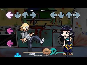 fnf bacon but all 67 Meme Vs Zoey KPop Demon Hunters Animation -Friday Night Funkin' (67 song remix)
